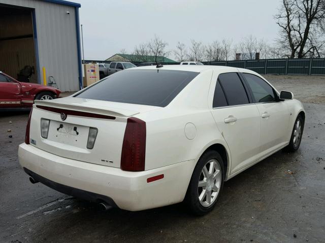 1G6DW677750138148 - 2005 CADILLAC STS WHITE photo 4