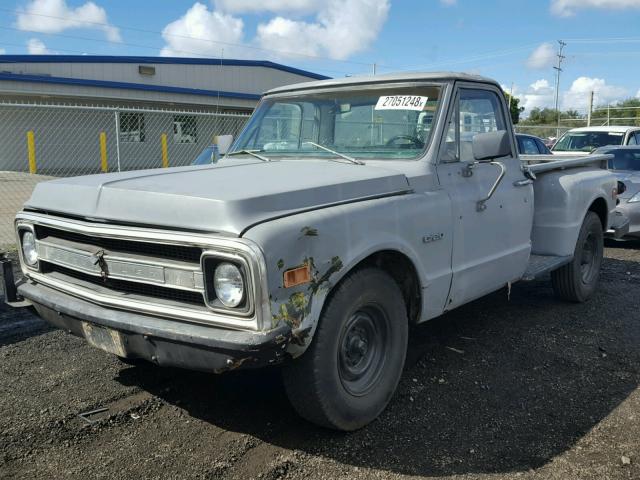 CE249Z855253 - 1969 CHEVROLET C20 GRAY photo 2