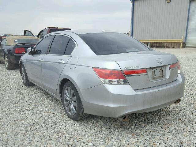 1HGCP3F81CA027747 - 2012 HONDA ACCORD EXL SILVER photo 3