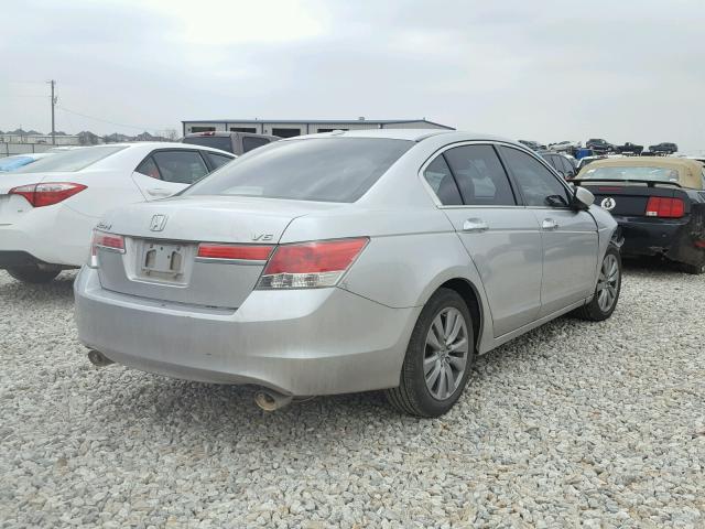 1HGCP3F81CA027747 - 2012 HONDA ACCORD EXL SILVER photo 4