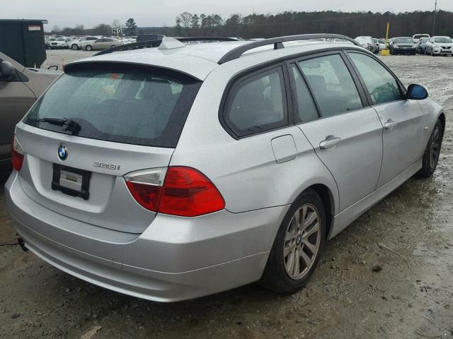 WBAVS13567FX15981 - 2007 BMW 328 IT SILVER photo 4