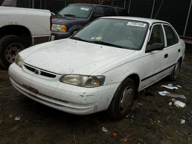 2T1BR12E8XC118181 - 1999 TOYOTA COROLLA VE WHITE photo 2