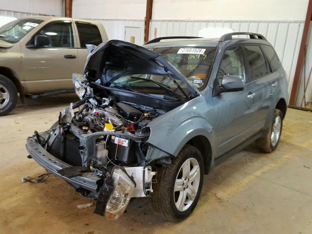 JF2SH6DC5AH720973 - 2010 SUBARU FORESTER 2 GRAY photo 2