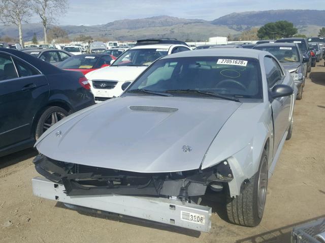 1FAFP40431F134120 - 2001 FORD MUSTANG SILVER photo 2