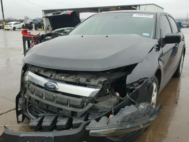 3FAHP0HA1CR436040 - 2012 FORD FUSION SE GRAY photo 2