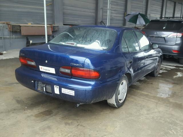 1Y1SK5260TZ063306 - 1996 GEO PRIZM BASE BLUE photo 4