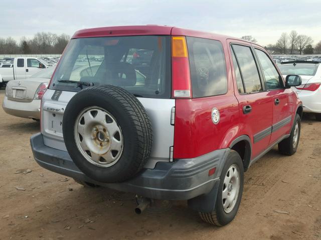 JHLRD1847YS018376 - 2000 HONDA CR-V LX RED photo 4