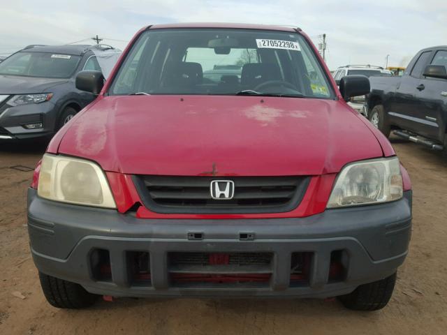 JHLRD1847YS018376 - 2000 HONDA CR-V LX RED photo 9