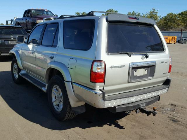 JT3HN86R829061253 - 2002 TOYOTA 4RUNNER SR SILVER photo 3