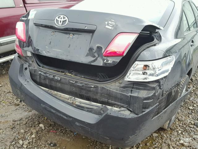 4T4BE46K68R038770 - 2008 TOYOTA CAMRY CE BLACK photo 9