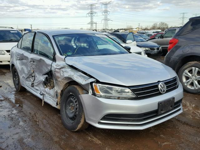 3VW267AJ7GM237824 - 2016 VOLKSWAGEN JETTA S SILVER photo 1