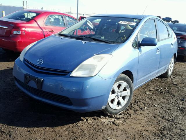 JTDKB20U540042932 - 2004 TOYOTA PRIUS BLUE photo 2