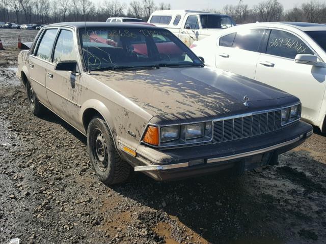 1G4AH19E2E6534747 - 1984 BUICK CENTURY CU BROWN photo 1