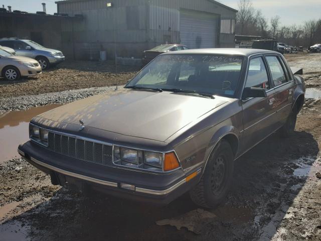 1G4AH19E2E6534747 - 1984 BUICK CENTURY CU BROWN photo 2