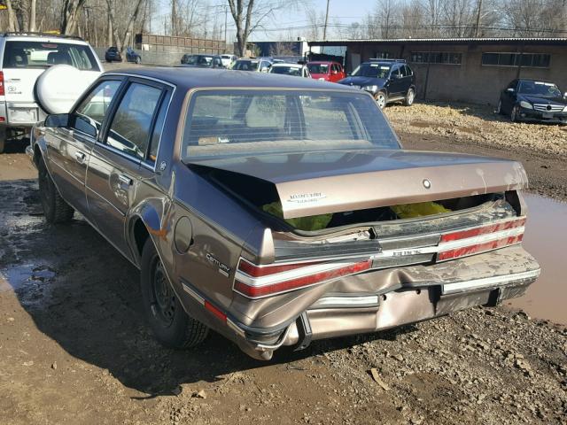 1G4AH19E2E6534747 - 1984 BUICK CENTURY CU BROWN photo 3