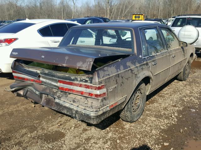 1G4AH19E2E6534747 - 1984 BUICK CENTURY CU BROWN photo 4