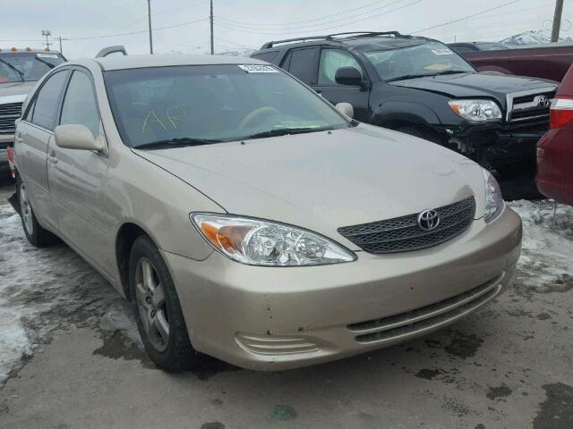 4T1BF32K14U076652 - 2004 TOYOTA CAMRY LE GOLD photo 1