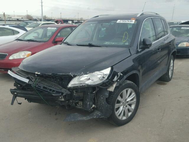 WVGBV75N29W527714 - 2009 VOLKSWAGEN TIGUAN SE BLACK photo 2