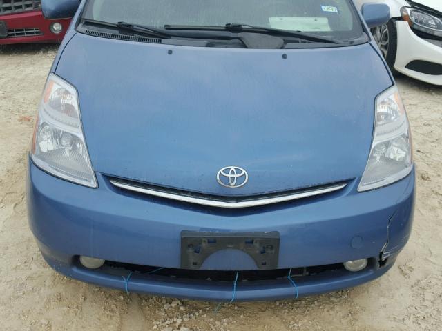 JTDKB20U967515239 - 2006 TOYOTA PRIUS BLUE photo 7