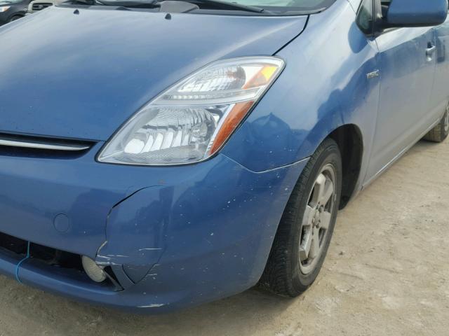 JTDKB20U967515239 - 2006 TOYOTA PRIUS BLUE photo 9