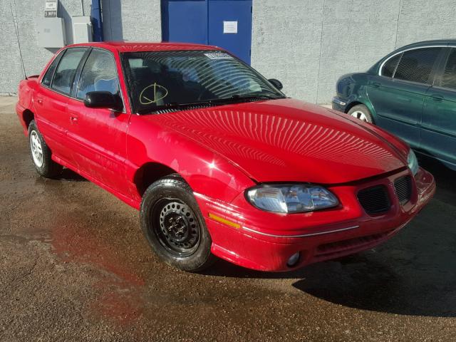 1G2NE52T7VM564907 - 1997 PONTIAC GRAND AM S RED photo 1