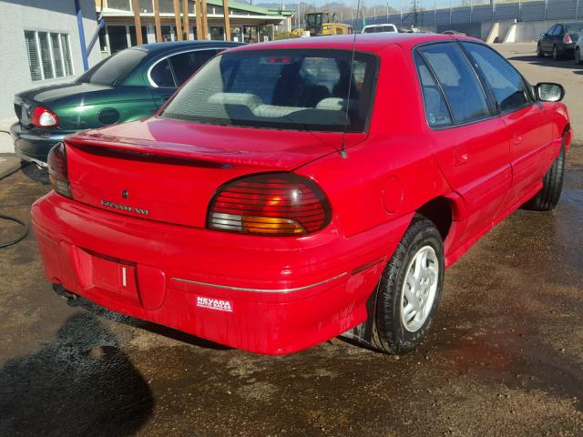 1G2NE52T7VM564907 - 1997 PONTIAC GRAND AM S RED photo 4