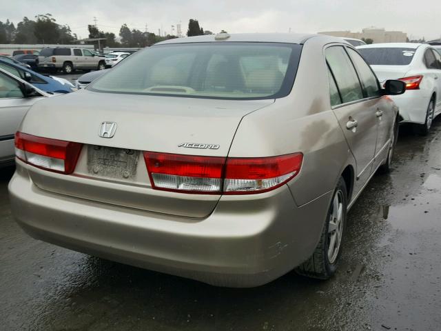 JHMCM568X4C003325 - 2004 HONDA ACCORD EX GOLD photo 4