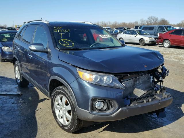 5XYKT4A15BG118993 - 2011 KIA SORENTO BA BLUE photo 1