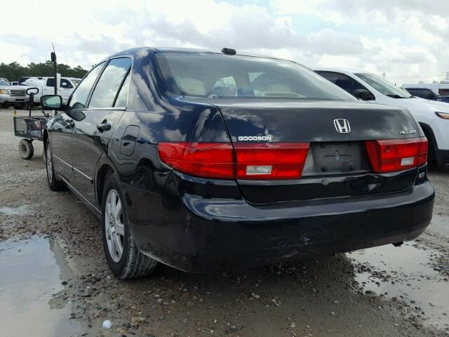 1HGCM66585A017476 - 2005 HONDA ACCORD EX BLACK photo 3