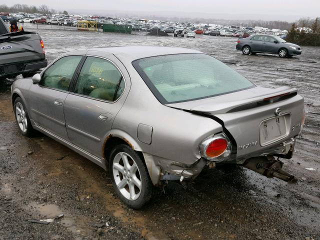 JN1DA31D42T408491 - 2002 NISSAN MAXIMA GLE SILVER photo 3