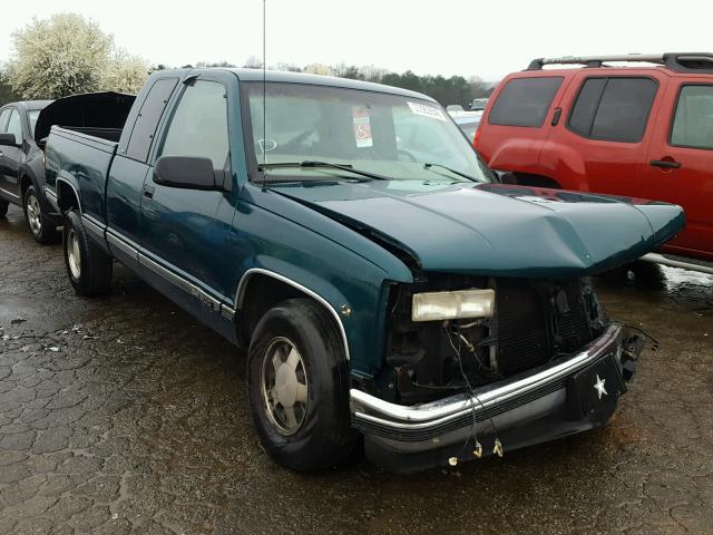 1GTEC19W7WE555548 - 1998 GMC SIERRA C15 GREEN photo 1