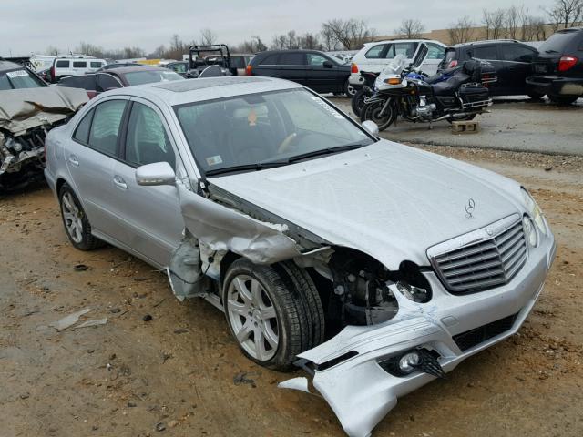 WDBUF56X67B125552 - 2007 MERCEDES-BENZ E 350 SILVER photo 9