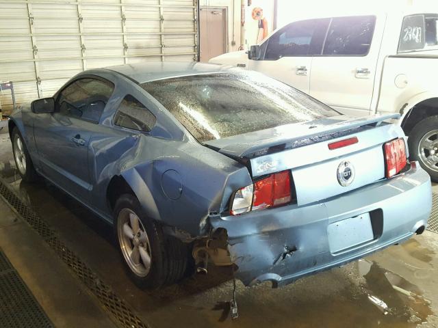 1ZVFT82HX75345775 - 2007 FORD MUSTANG GT BLUE photo 3