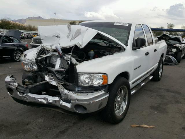 1D7HA18N52S558168 - 2002 DODGE RAM 1500 WHITE photo 2