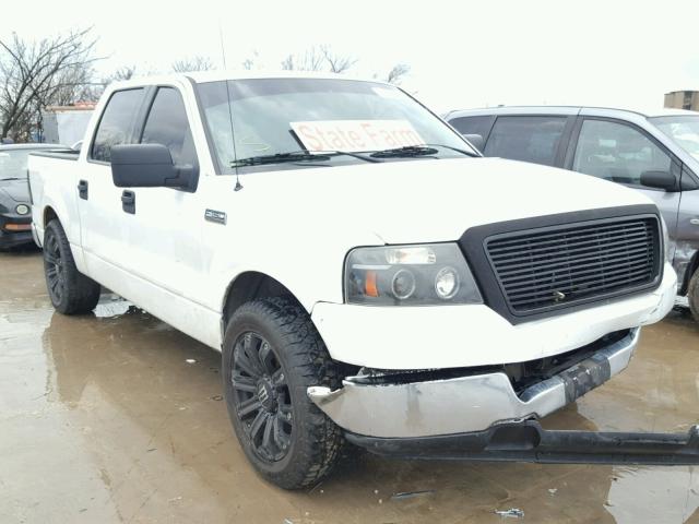 1FTPW12504KC15786 - 2004 FORD F150 SUPER WHITE photo 1