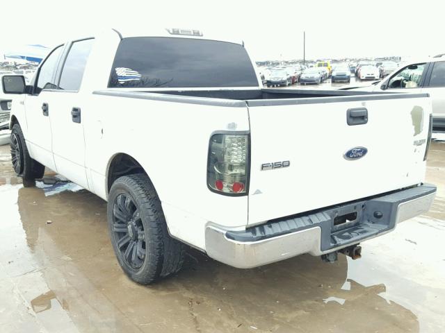 1FTPW12504KC15786 - 2004 FORD F150 SUPER WHITE photo 3