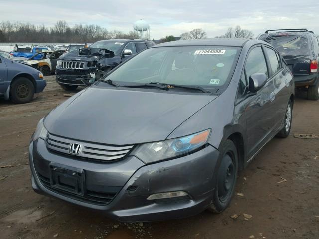 JHMZE2H51AS014496 - 2010 HONDA INSIGHT LX GRAY photo 2