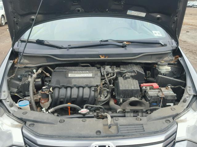 JHMZE2H51AS014496 - 2010 HONDA INSIGHT LX GRAY photo 7