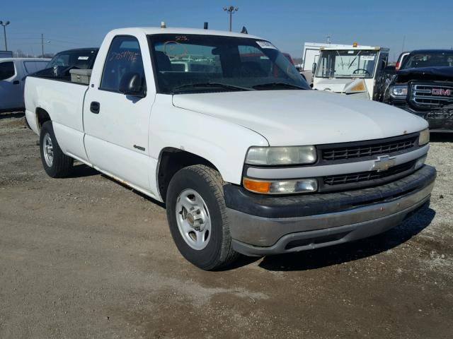 1GCEC14V71E272462 - 2001 CHEVROLET SILVERADO WHITE photo 1