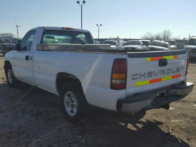 1GCEC14V71E272462 - 2001 CHEVROLET SILVERADO WHITE photo 3