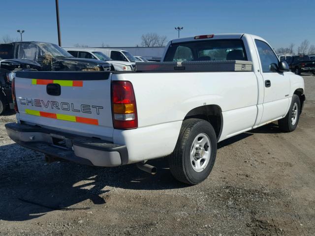 1GCEC14V71E272462 - 2001 CHEVROLET SILVERADO WHITE photo 4