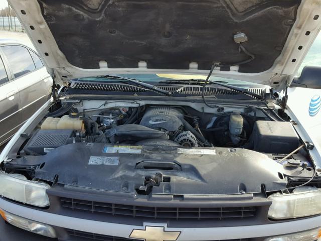 1GCEC14V71E272462 - 2001 CHEVROLET SILVERADO WHITE photo 7