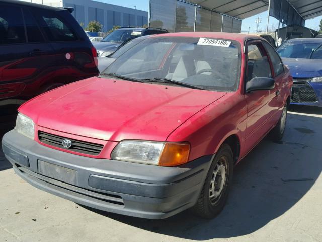 JT2AC52L9T0181807 - 1996 TOYOTA TERCEL STD RED photo 2