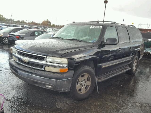 3GNEC16Z95G215878 - 2005 CHEVROLET SUBURBAN C BLACK photo 2