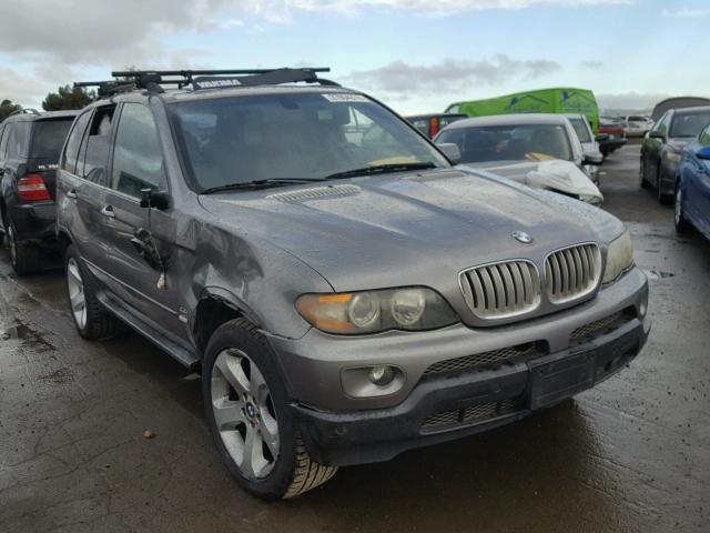 5UXFB53515LV19233 - 2005 BMW X5 4.4I GRAY photo 1