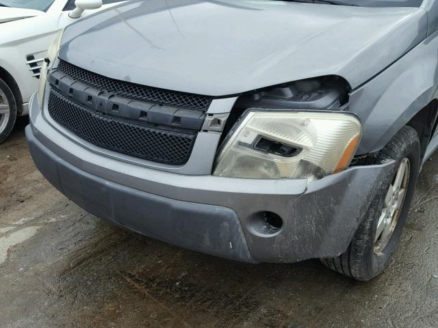 2CNDL63F466056613 - 2006 CHEVROLET EQUINOX LT GRAY photo 9