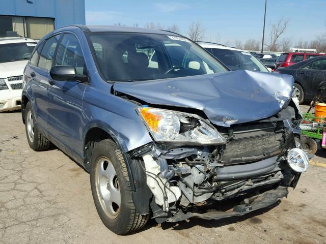 JHLRE48318C000813 - 2008 HONDA CR-V LX BLUE photo 1