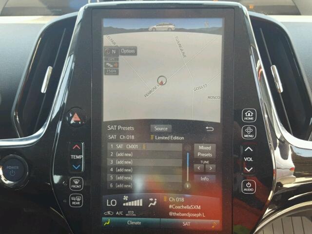 JTDKARFP8H3011482 - 2017 TOYOTA PRIUS PRIM 红色 照片 9