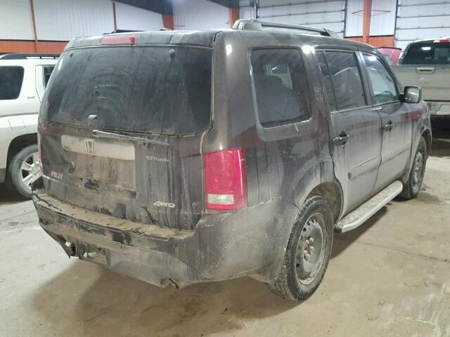 5FNYF4H66CB505628 - 2012 HONDA PILOT EXL BROWN photo 4