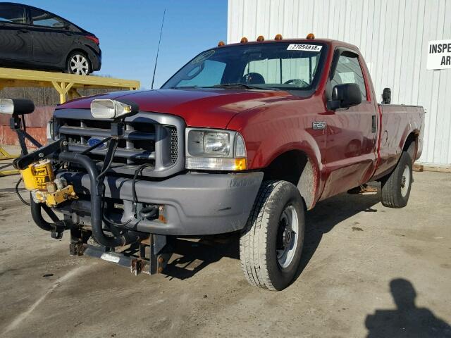 1FTNF21L53EB99014 - 2003 FORD F250 SUPER RED photo 2